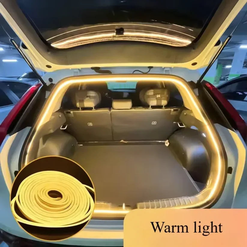 Universal Automatic Led Trunk Light Automatic Sensor Car Trunk Light Strip with Dynamic Flowing Illumination for Fit Easy