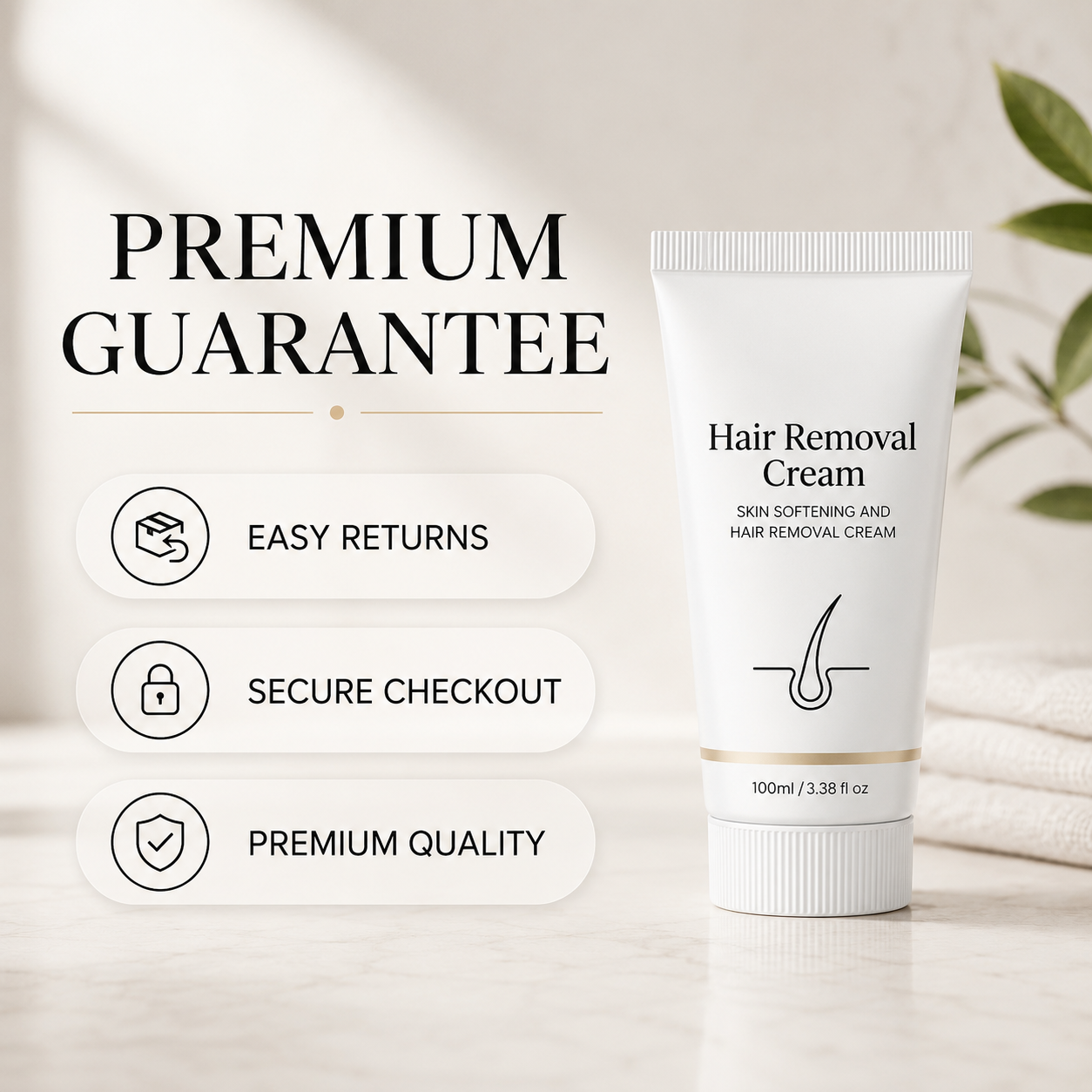 Hrimzw™ – Gentle Aromatic Skin-Softening Hair Removal Cream + 1 +1 FREE