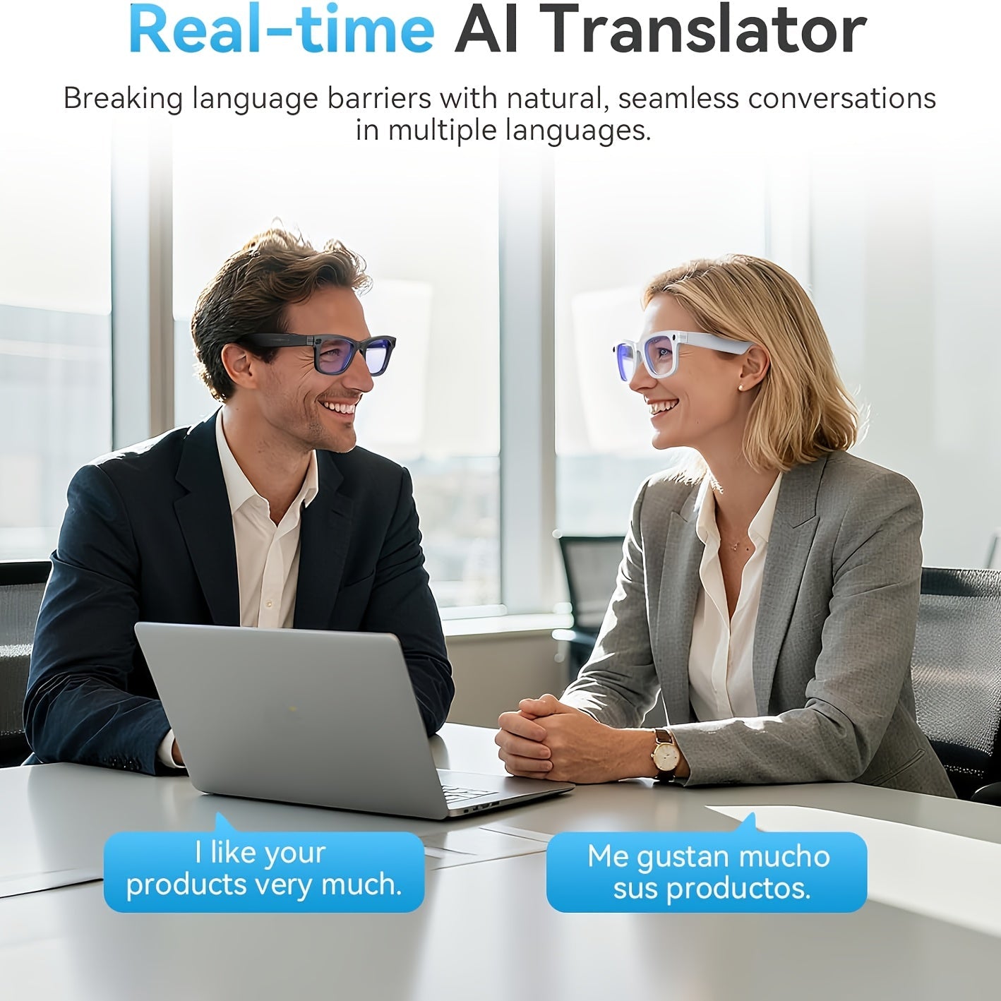 👓Lightweight Smart Glasses with Hands-Free Control