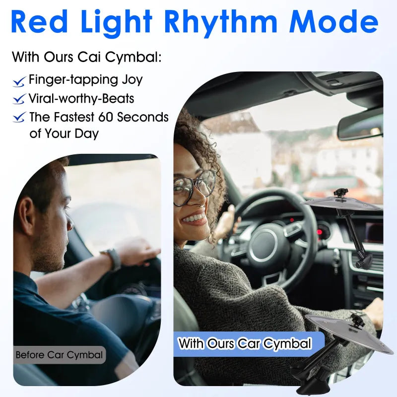 🎶 Make Your Driving More Fun - Car Crash Cymbal Air Vent 🚗