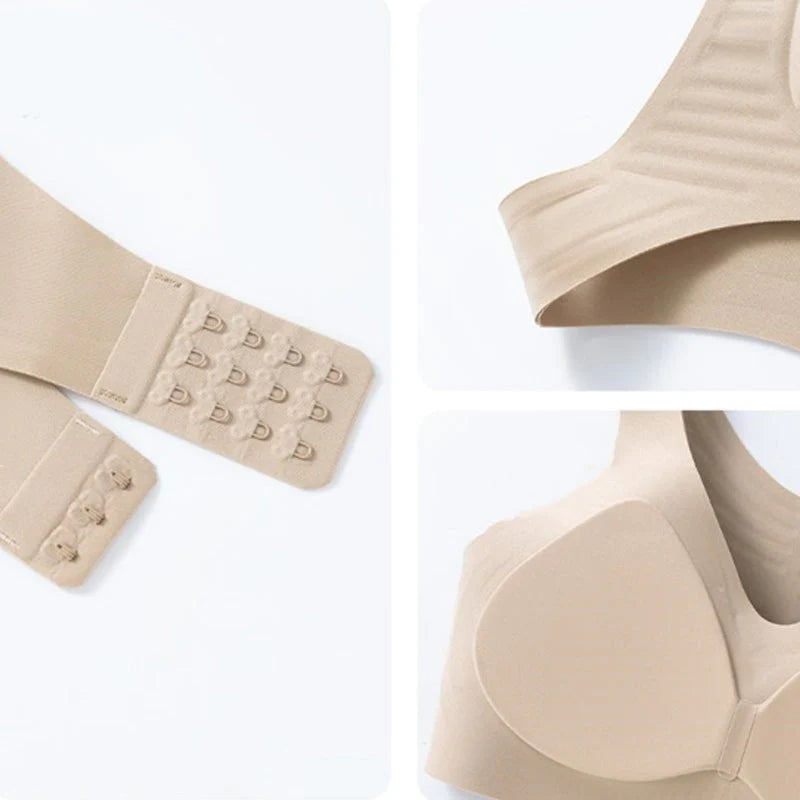 💕Cozy Seamless Push Up Bra With Front Closure For Women🎁