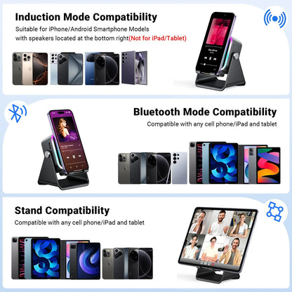 Wireless Induction Audio Speaker Stand