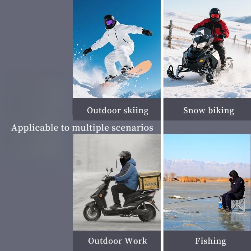 ❄️ 3-in-1 Thermal Ski Mask & Neck Warmer – Windproof Winter Hat