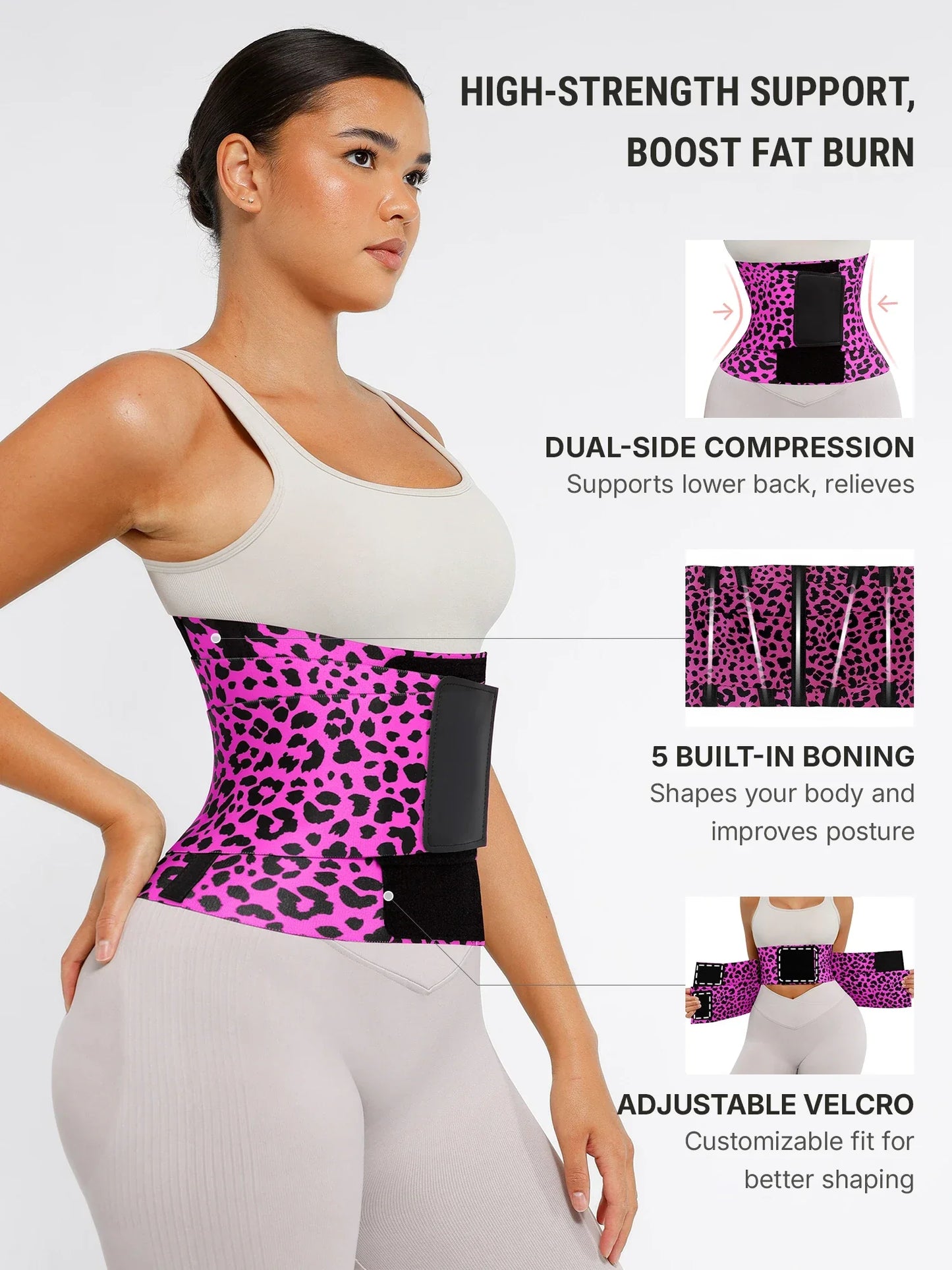 Hrimzw™ Triple Wrap Tummy Control Waist Trainer Belt