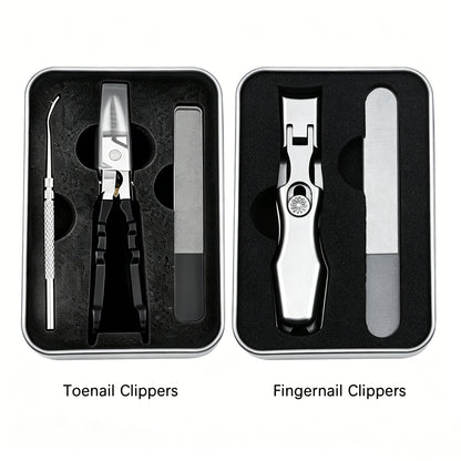 Ultra-Sharp Nail Clipper Set with Anti-Slip Grip