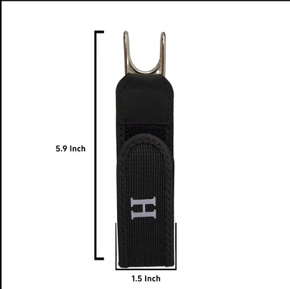 Tactical Metal Hook Elastic Belt (Unisex) - No Buckle Invisible Design | Soft Adjustable Side