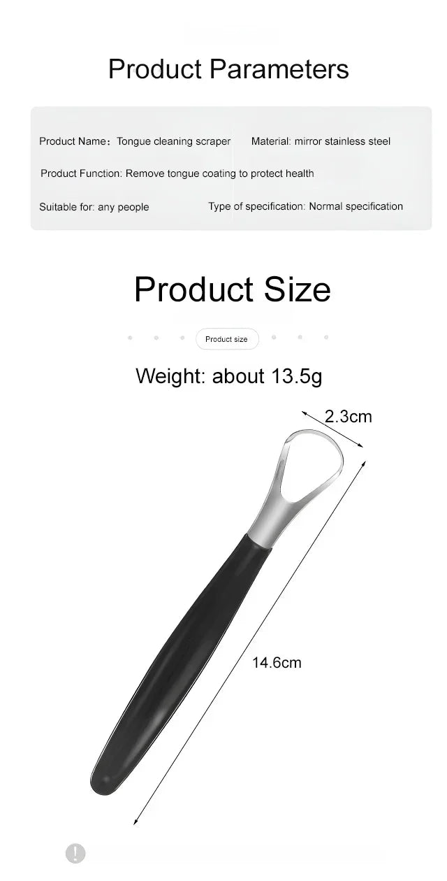 ✨Stainless Steel Tongue Scraper🚚Cash on Delivery