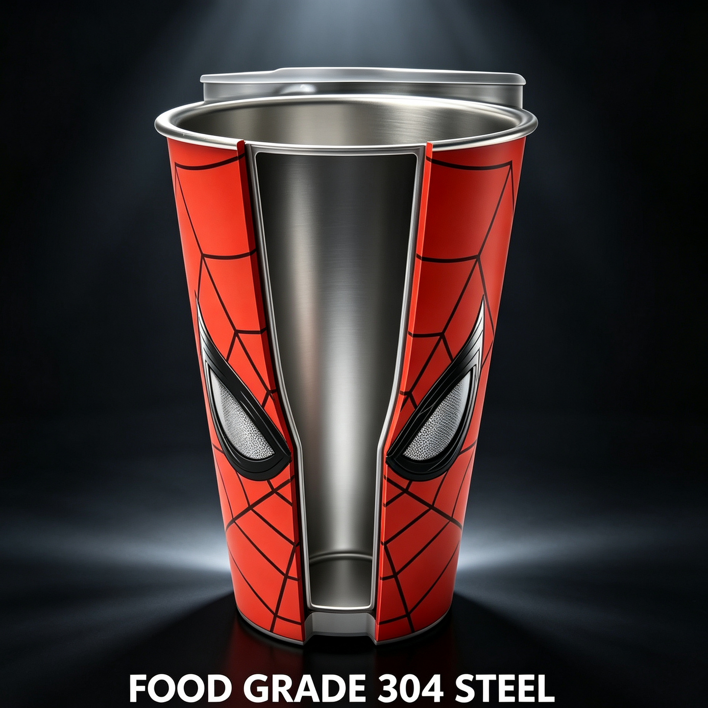Magic Cold-Changing Spider-Man Coffee Cup – Color-Changing Gradient Tumbler for Iced Drinks