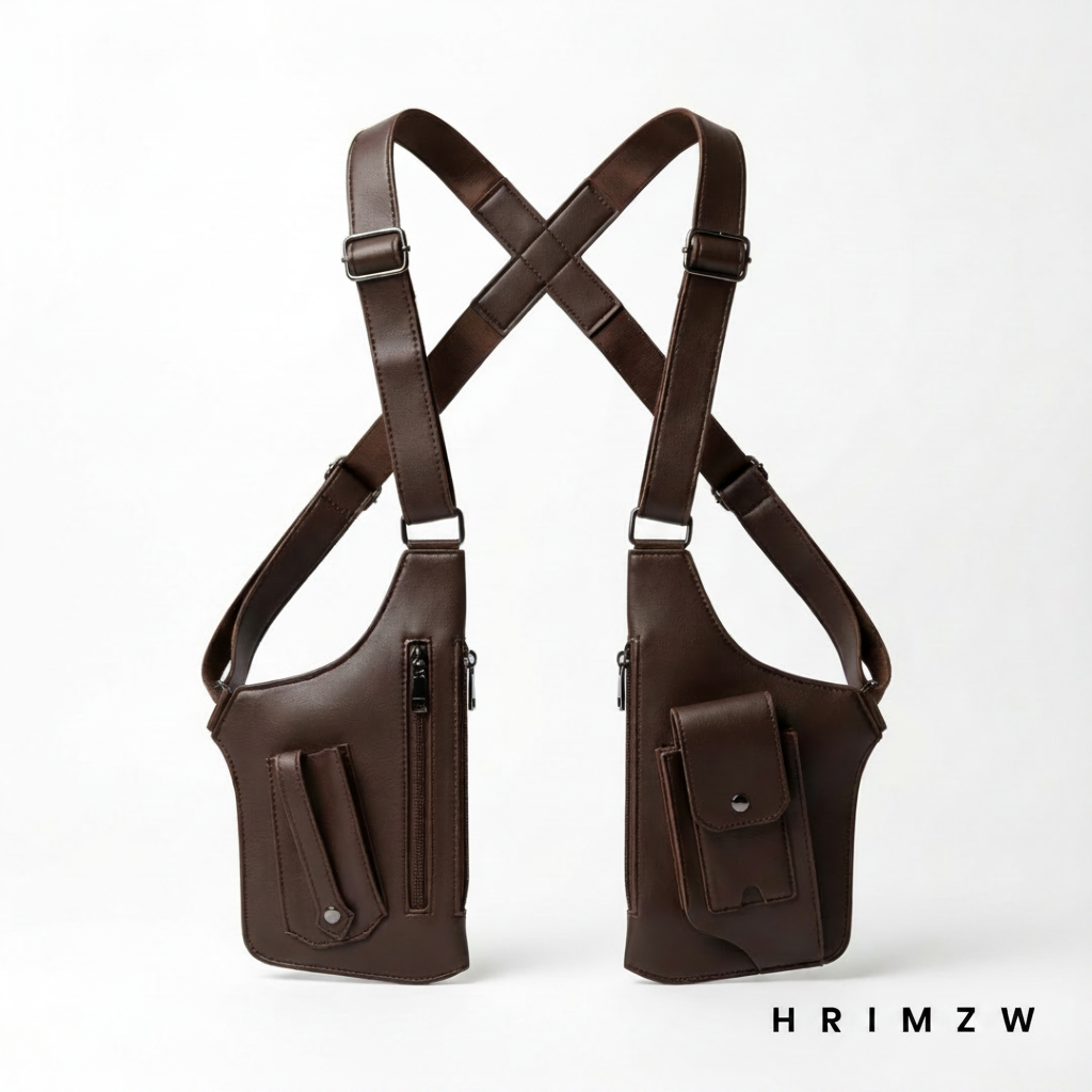 hrimzw- حقيبة كتف جلدية فاخرة