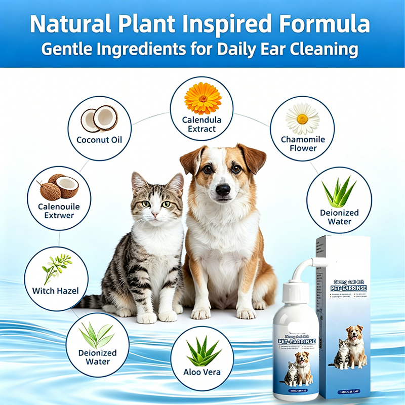 Gentle Pet Ear Cleansing Solution