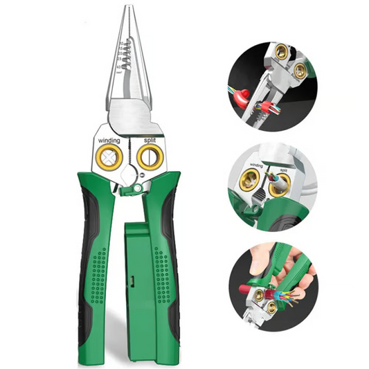 🔥Last Day 49% OFF — 8 in 1 Wire Stripper Twister for Cutting and Pulling Wires Cable Scissors