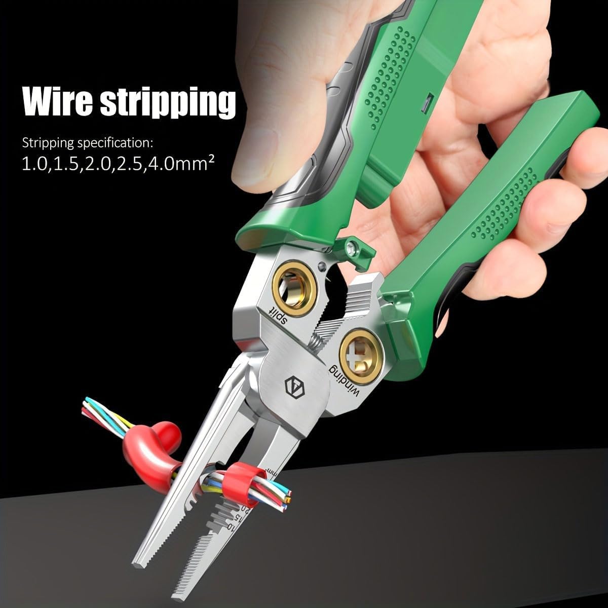🔥Last Day 49% OFF — 8 in 1 Wire Stripper Twister for Cutting and Pulling Wires Cable Scissors