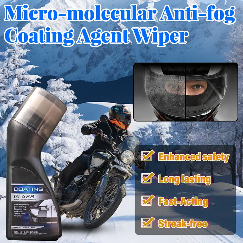 BUY 3 GET 2 FREE! ❄️ Micromolecular Anti-Fog Coating Wiper – Keeps Your Windshield Clear & Fog-Free 🧽✨