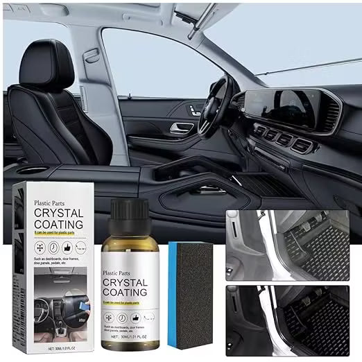 🚗49% OFF 🔥Car Plastic Parts Refurbish Agent With Sponge
