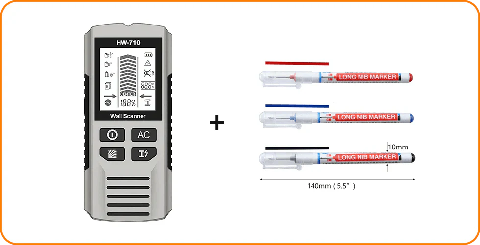Multifunctional Handheld Metal & Wall Detector