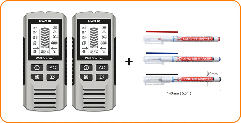 Multifunctional Handheld Metal & Wall Detector