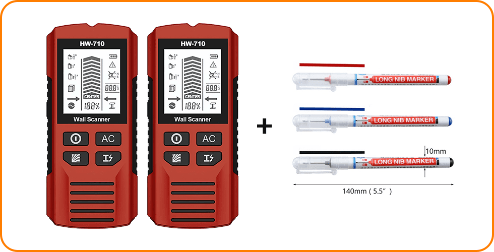 Multifunctional Handheld Metal & Wall Detector