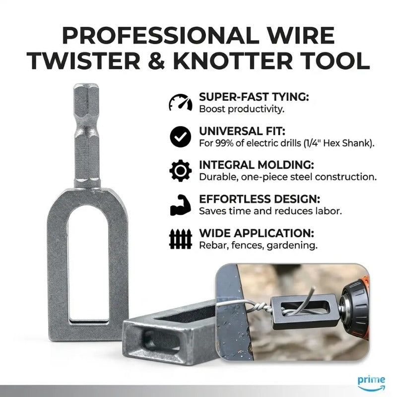 Hrimzw™ — Turn Your Drill Into a Powerhouse for Rock-Solid, Effortless Wire Ties