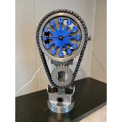 HOT SALE 50% OFF🔥SMALL BLOCK TIMING CHAIN CLOCK