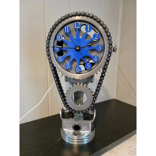 HOT SALE 50% OFF🔥SMALL BLOCK TIMING CHAIN CLOCK