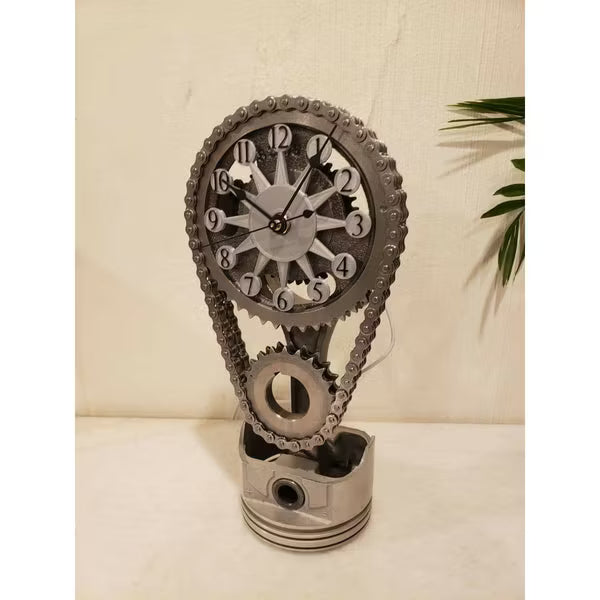 HOT SALE 50% OFF🔥SMALL BLOCK TIMING CHAIN CLOCK