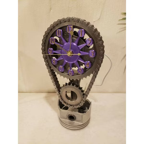 HOT SALE 50% OFF🔥SMALL BLOCK TIMING CHAIN CLOCK