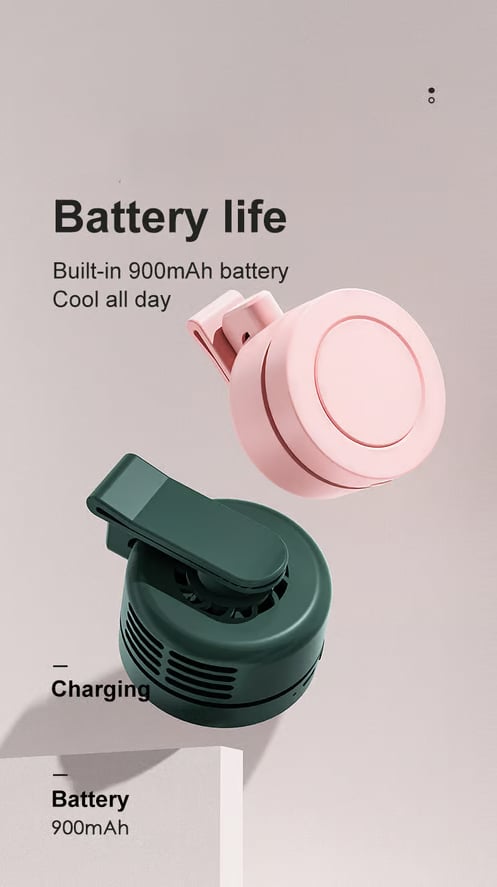 Portable Silent Mini Bladeless Electric Fan