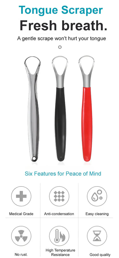 ✨Stainless Steel Tongue Scraper🚚Cash on Delivery