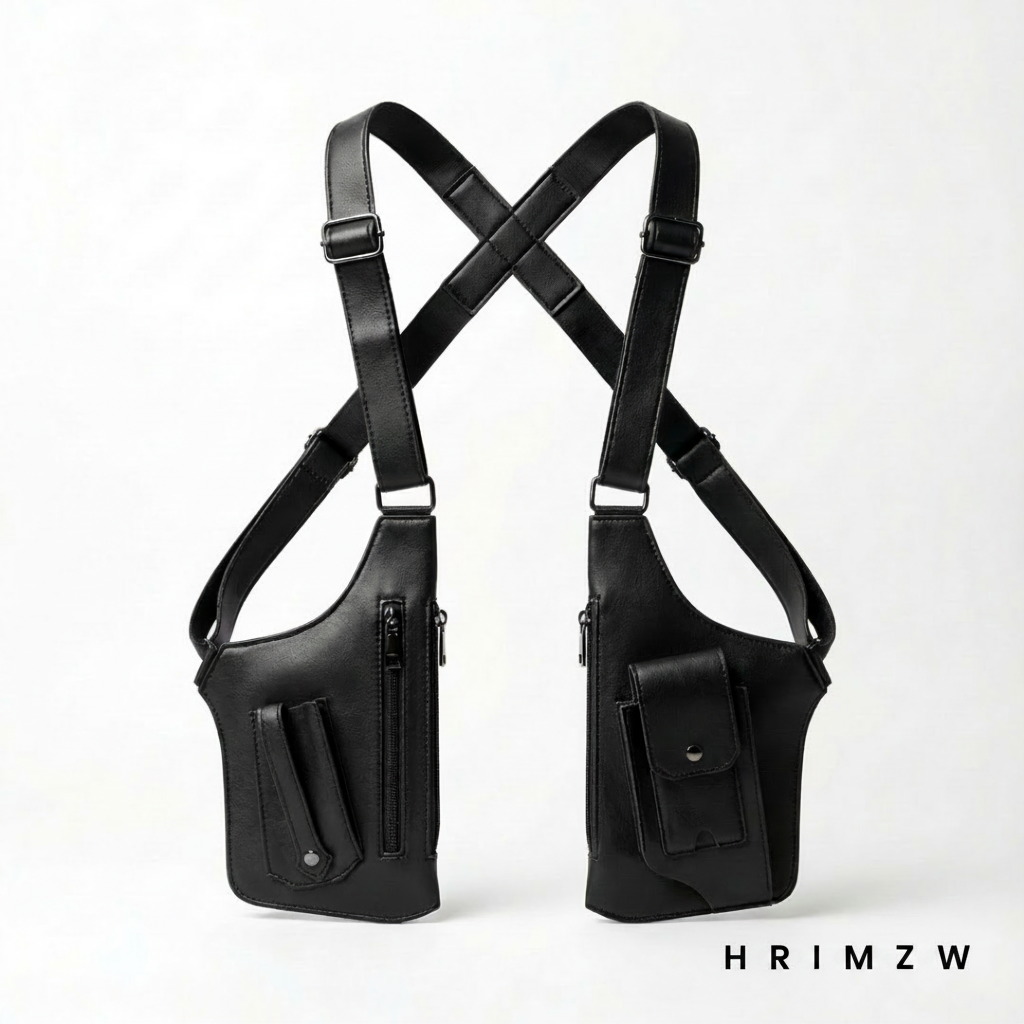 hrimzw- حقيبة كتف جلدية فاخرة