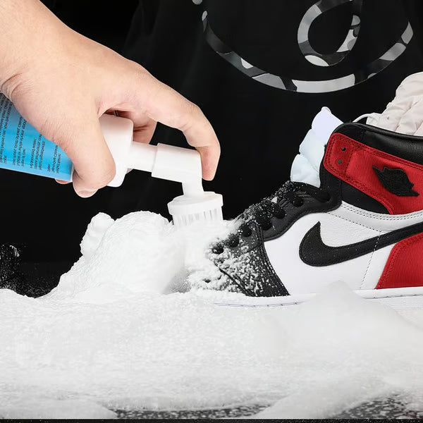 🔥🔥SALE 49% OFF！！-Gihen Shoe Cleaner Kits (9.17 oz), Water-Free Foam Shoe Cleaner with Shoe Brush and Shoe Cloth