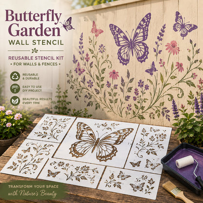 📦🌿 Garden Wall Stencil—Make your walls look lively and not monotonous🔥🎁Give your child a vivid home🏠
