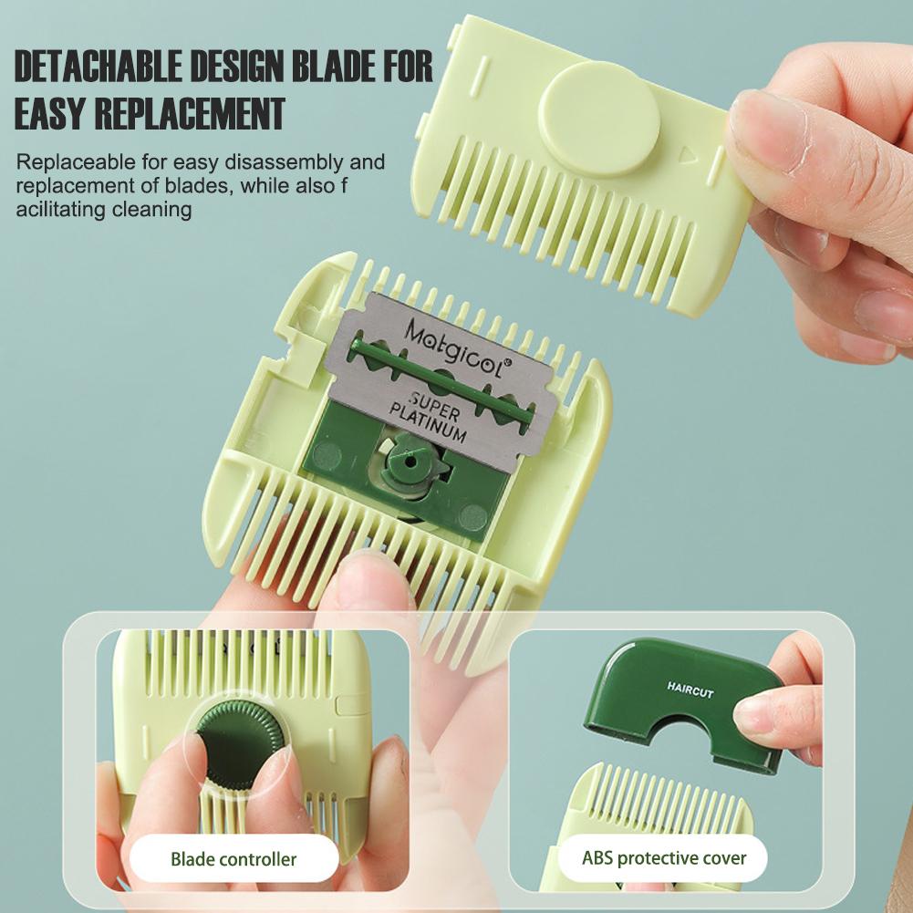 2-in-1 Hair Cutting Comb – Handy & Safe for Kids & Adults