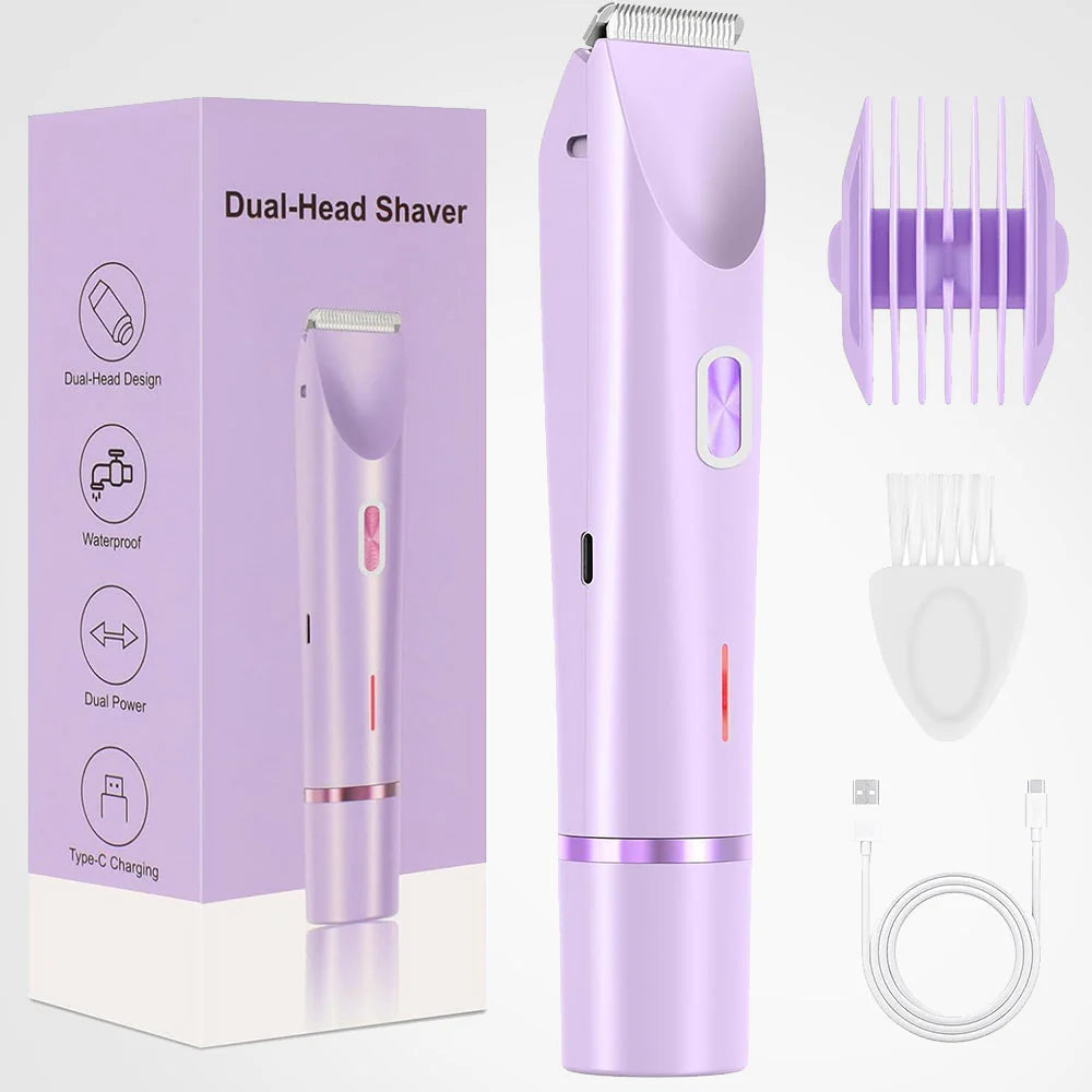 🔥Hot Sale🔥2-in-1 Electric Bikini Trimmer For Women