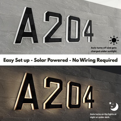 HRIMZW™  Solar House Numbers