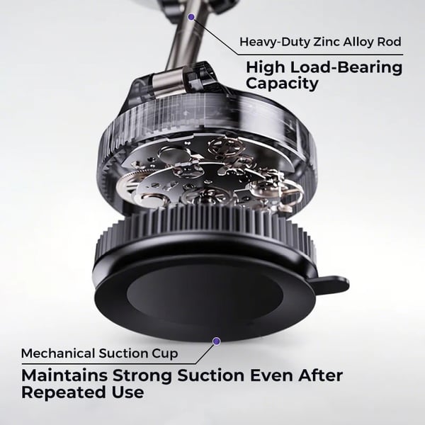 Retractable Car Phone Mount - 360° Magnetic Holder