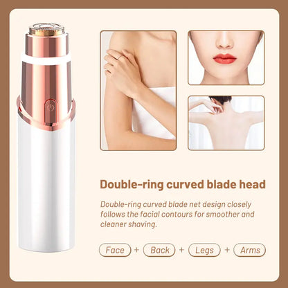 2-in-1 Women's Eyebrow and Facial Hair Removal Device