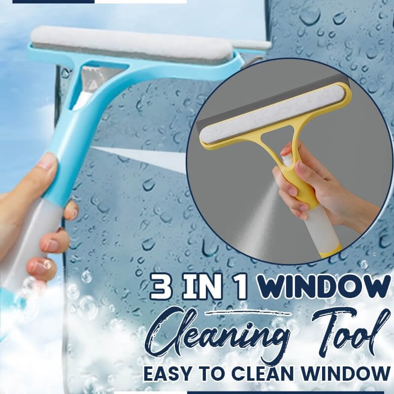 3 in 1 Window Cleaning Tool for Car Indoor Outdoor High Windows
