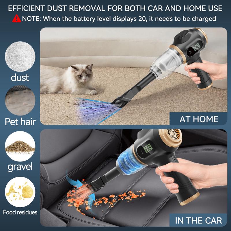 Hrimzw™ Insanely Powerful Cordless Car Vacuum — 19000Pa, 6-in-1 Deep-Clean System