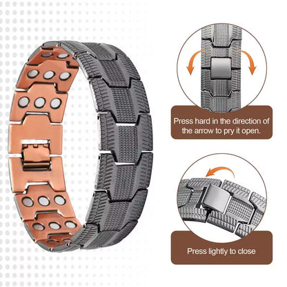 👨Father's Day 49% Off👨Copper magnetic bracelet--Relieve fatigue and promote blood circulation