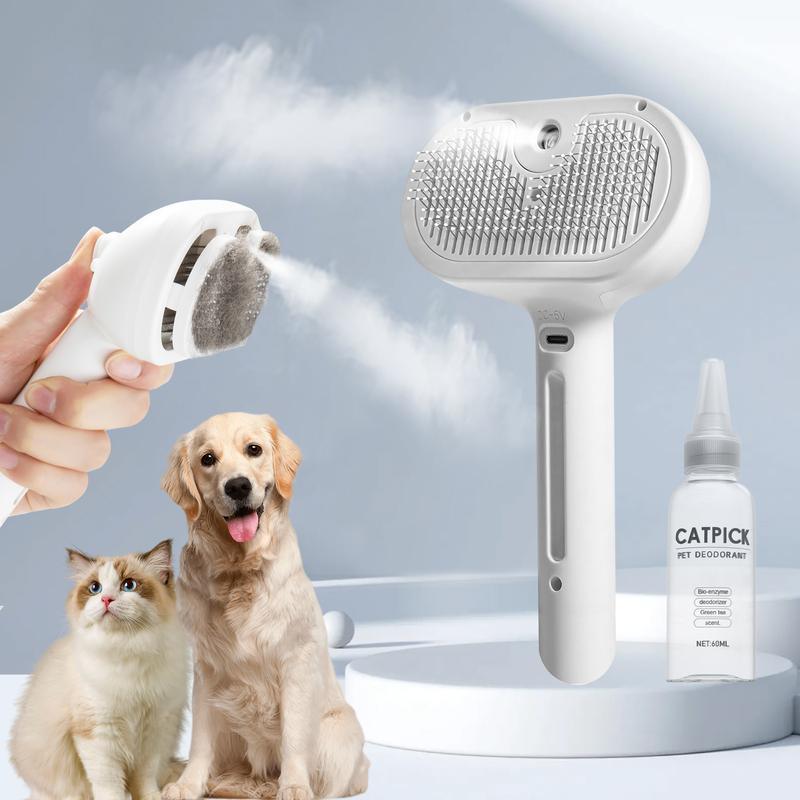 Pet Spray Hair Removal Comb, 1-piece pet hair brush