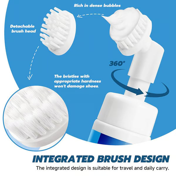 🔥🔥SALE 49% OFF！！-Gihen Shoe Cleaner Kits (9.17 oz), Water-Free Foam Shoe Cleaner with Shoe Brush and Shoe Cloth