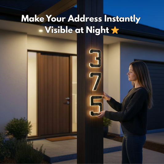 HRIMZW™  Solar House Numbers