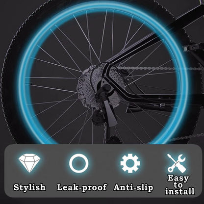 🔥Tire Valve Cap Set, 8PCS Fluorescent Glow in The Dark Air Caps Cover