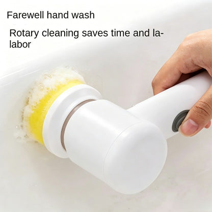 Rechargeable Cleaning Brush: Versatile Tool for Kitchen and Bathroom