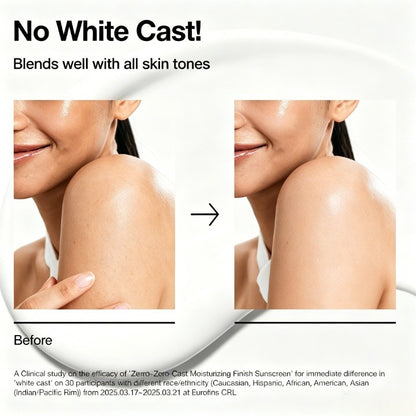 Zero-cast Moisturizing Finish Sunscreen