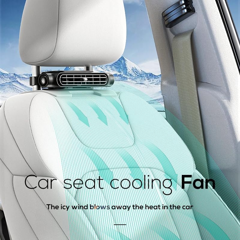 Dual Turbo Car Seat Cooling Fan