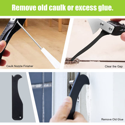 Caulking Tool 5 in 1 Silicone Caulking Grout Removal Sealant Finishing Tool