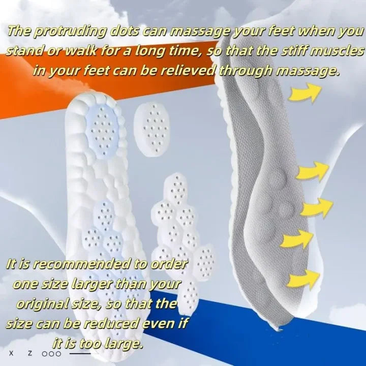 Soft Elastic Breathable Shoe Insoles