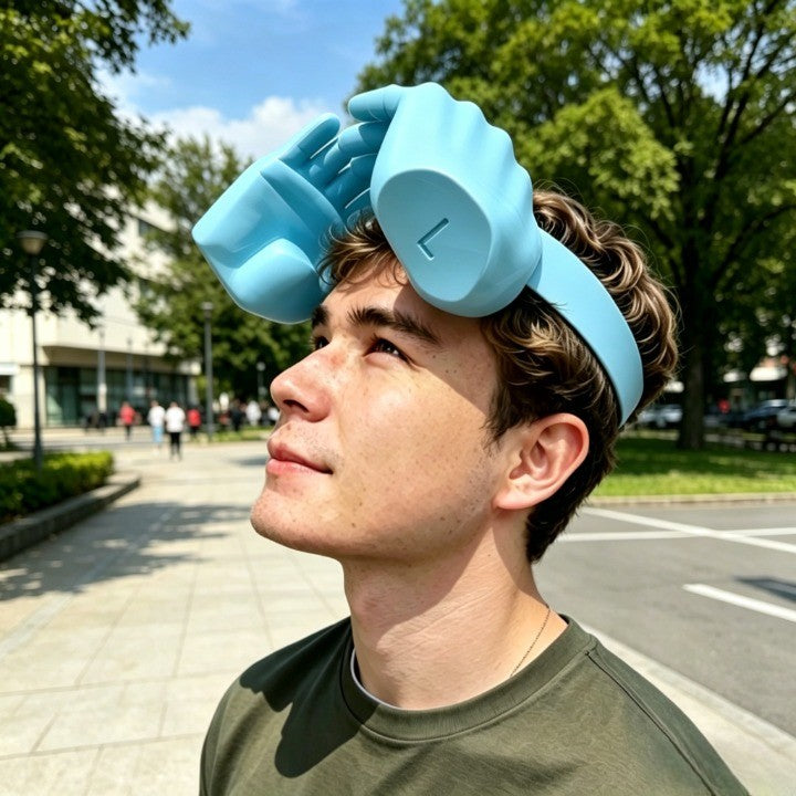 😂 Palm-Sized Sun Hat – Wear Fun, Steal the Spotlight!