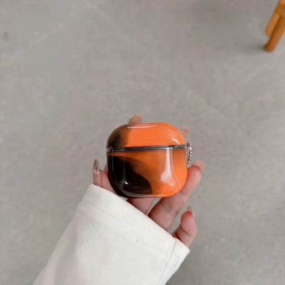 جراب سماعة أذن لامع براق سائل رملي لسماعات AirPods 4 3 2 1 و AirPods Pro 3 2، غطاء سماعة رأس لامع متحرك رملي رائع مظلم